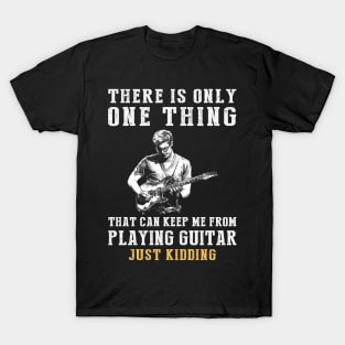 Strumming Strings and Comic Riffs - Guitar with a Twist! T-Shirt